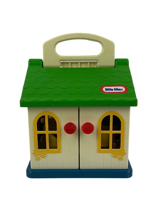 Little Tikes Other - Vintage 1988 Little Tikes Toddle Tots Family Carry Along Playhouse With Figures